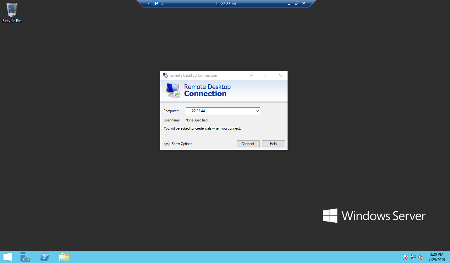 Windows terminaliserver / kaugtöölaud (Remote Desktop)